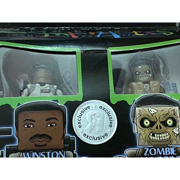 Ghostbusters Minimates TRU Wave 2 Winston Zeddmore & Zombie Taxi Driver - Picture 3 of 3